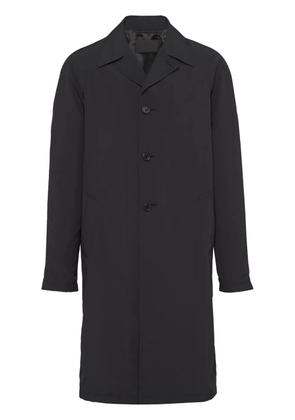 Prada single-breasted wool coat - Black