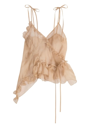 Cecilie Bahnsen Alessandra top - Neutrals