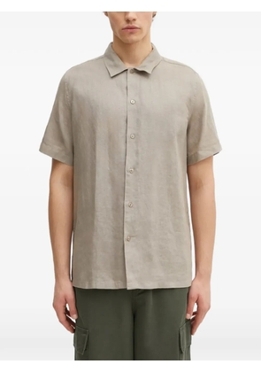 SAMSOE SAMSOE short-sleeve buttoned shirt - Neutrals