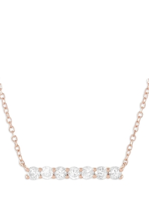LB Exclusive 14K rose gold diamond necklace - Pink