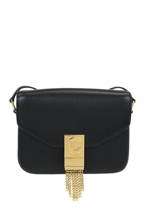 Celine Pre-Owned 2019 small C Pampille shoulder bag - Black