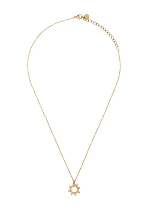 BLAKLACE sun-pendant necklace - Gold