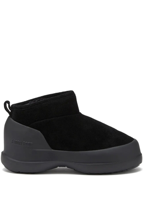 Moon Boot Luna logo-print boots - Black