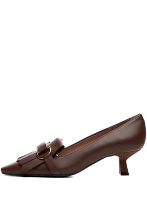 Poche Paris 50mm Lydie pumps - Brown