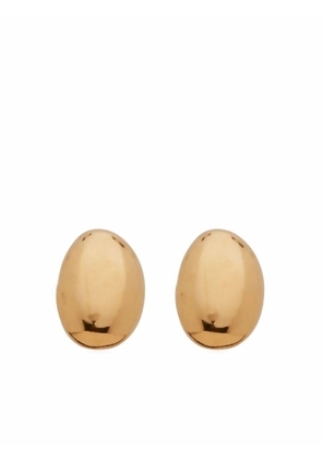 Monica Vinader mini Nura nugget stud earrings - Gold