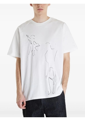 HELIOT EMIL Formation T-shirt - White