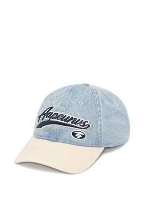 A BATHING APE® script-logo denim cap - Blue