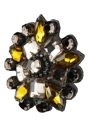 Valentino Garavani Pre-Owned v-neck midi dress - Black