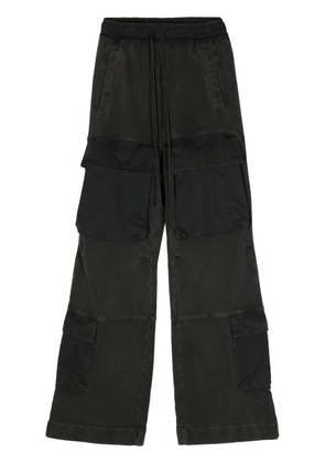 ENTIRE STUDIOS Utility mid-rise track trousers - Black