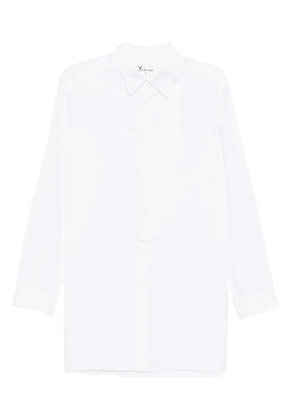 Yohji Yamamoto buttoned-up long-sleeved shirt - White