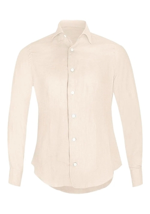 Eleventy long-sleeve button-down shirt - Neutrals