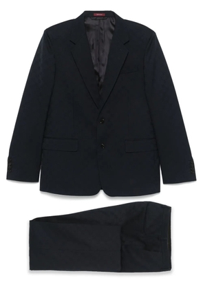 Gucci GG wool jacquard suit - Blue