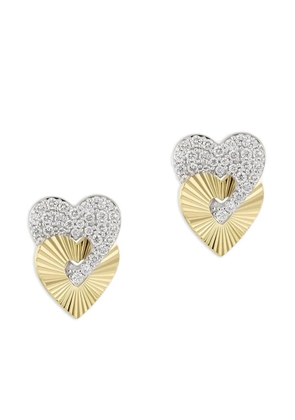 PHILLIPS HOUSE 14K yellow gold small Aura diamond earrings