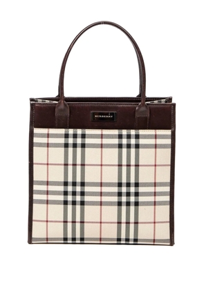 Burberry Pre-Owned Nova Check tote bag - Neutrals