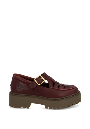 Timberland buckle woven loafers - Red