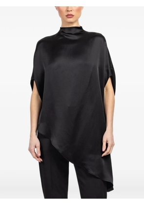 LAPOINTE asymmetric cape blouse - Black