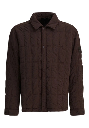 Stone Island quilted padded jacket - Brown