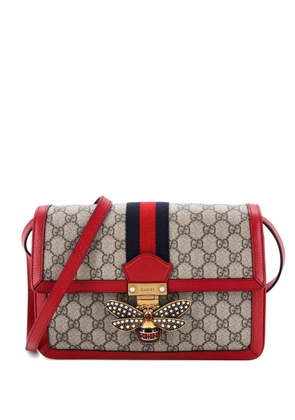 Gucci Pre-Owned Queen Margaret Shoulder Bag GG Coated Canvas Medium crossbody bag - Brown
