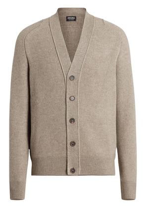 Zegna Oasi cashmere cardigan - Neutrals