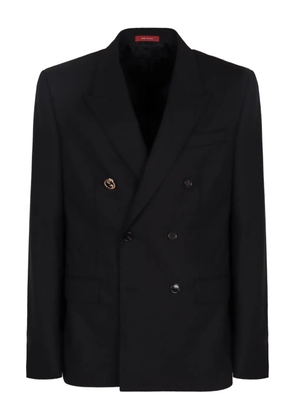 Gucci double-breasted wool jacket - Black