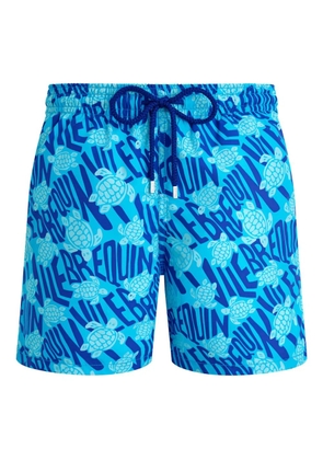 Vilebrequin Ronde des Tortues swim shorts - Blue