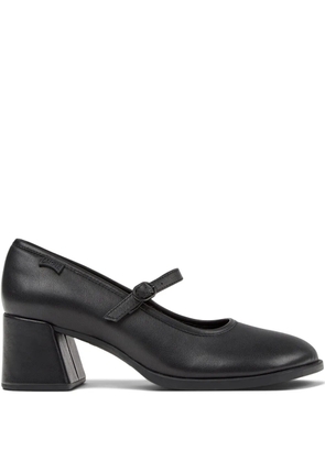 Camper leather block-heel Mary Jane shoes - Black