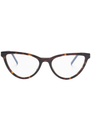 Saint Laurent Eyewear cat-eye glasses - Brown
