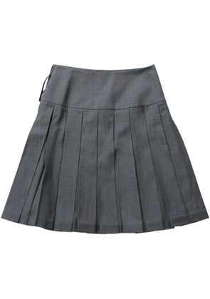 SHUSHU/TONG wool-blend skirt - Grey