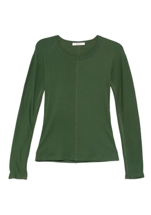 6397 seam-detail T-shirt - Green