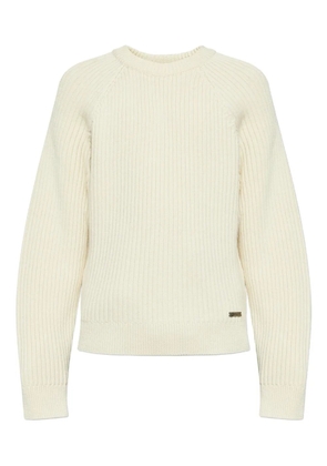 DSQUARED2 ribbed long-sleeves sweater - Neutrals