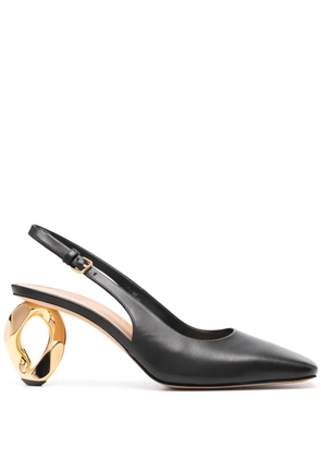 JW Anderson 65mm chain-heel pumps - Black