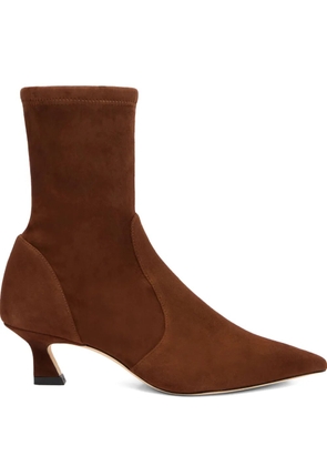 Stuart Weitzman 50mm Vinnie boots - Brown