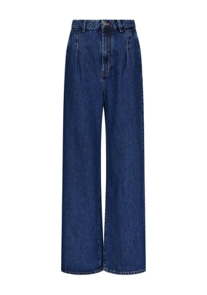 LouLou de Saison pleated wide-leg jeans - Blue