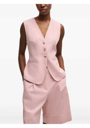 BOSS sleeveless buttoned waistcoat - Pink