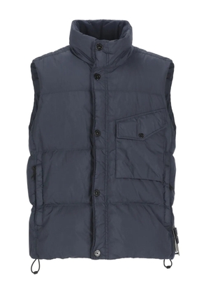 Stone Island logo-patch padded vest - Blue