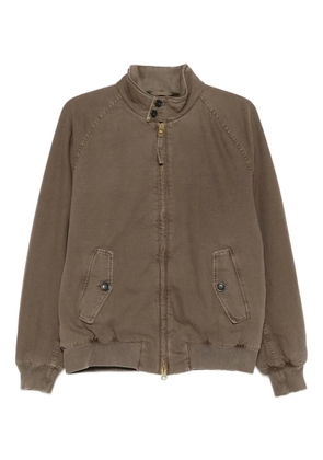 Baracuta zip-front cotton bomber jacket - Green
