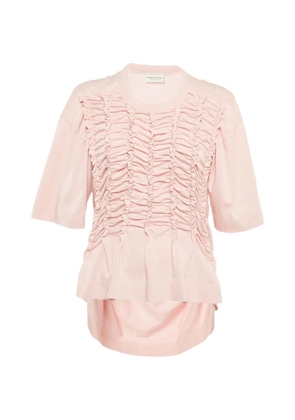 Dries Van Noten Pre-Owned vintage gathered top - Pink