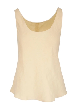 Peter Cohen scoop-neck sleeveless top - Neutrals