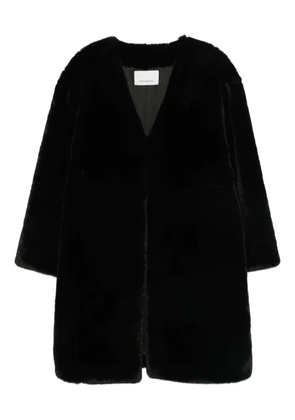 The Frankie Shop Matera faux fur coat - Black