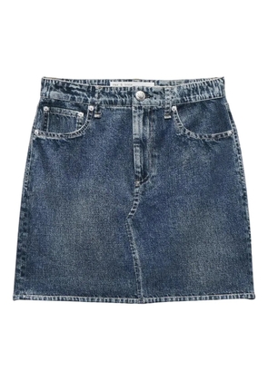 rag & bone Miramar front pocket mini skirt - Blue