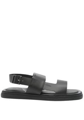 Calvin Klein leather sandals - Black