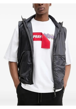 Sprayground logo-appliqué crew-neck T-shirt - White