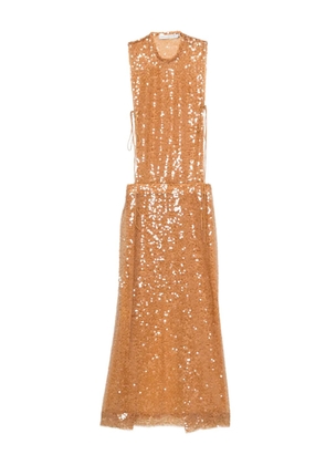 Christopher Esber Illuminate sequin-embellished gown - Yellow