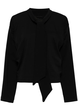 ALAINPAUL tie-neck blouse - Black