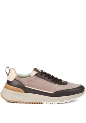 Brunello Cucinelli suede sneakers - Brown