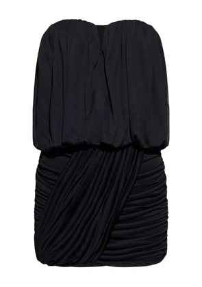 ISABEL MARANT strapless pleated dress - Black
