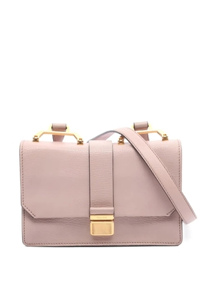 Miu Miu Pre-Owned Madras leather shoulder bag - Pink