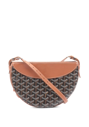 Goyard Pre-Owned 2010 Hirondelle leather shoulder bag - Brown