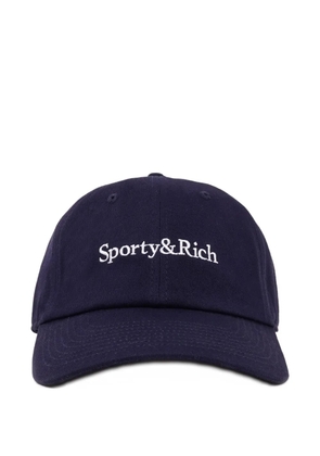 Sporty & Rich logo cap - Blue