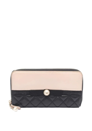 CHANEL Pre-Owned 2016-2017 Matelasse wallet - Black